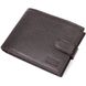 Практичний гаманець середнього розміру для чоловіків з натуральної шкіри BOND 22001 Коричневий 22001 фото 1