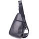 Современная мужская сумка через плечо из натуральной кожи 21307 Vintage Черная 21307 фото 2