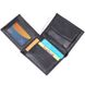 Невеликий гаманець без застібки з натуральної зернистої шкіри KARYA 21364 Чорний 21364 фото 5