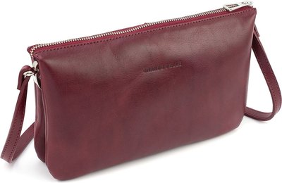 Кожаная женская сумочка-клатч цвета марсала Grande Pelle 70566101 70566101 фото
