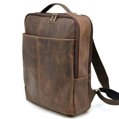 Кожаный мужской рюкзак коричневый RC-7280-3md RC-7280-3md фото