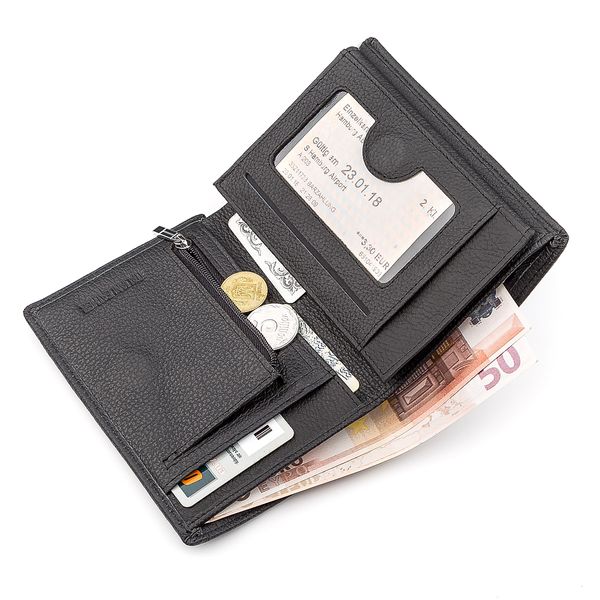 Чоловічий гаманець ST Leather 18350 (ST-2) Чорний 18350 фото