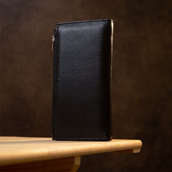 Практичний жіночий шкіряний гаманець ST Leather 19378 Чорний 19378 фото