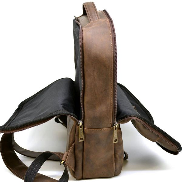 Шкіряний чоловічий рюкзак коричневий RC-7280-3md RC-7280-3md фото