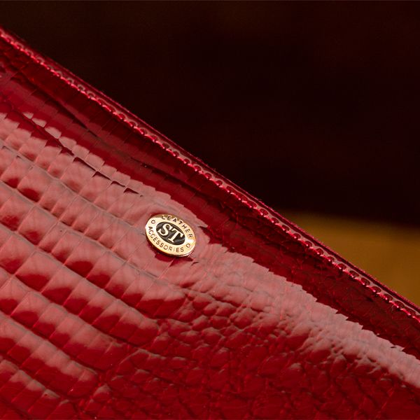 Гаманець жіночий ST Leather 18400 (S4001A) шкіряний Бордовий 18400 фото