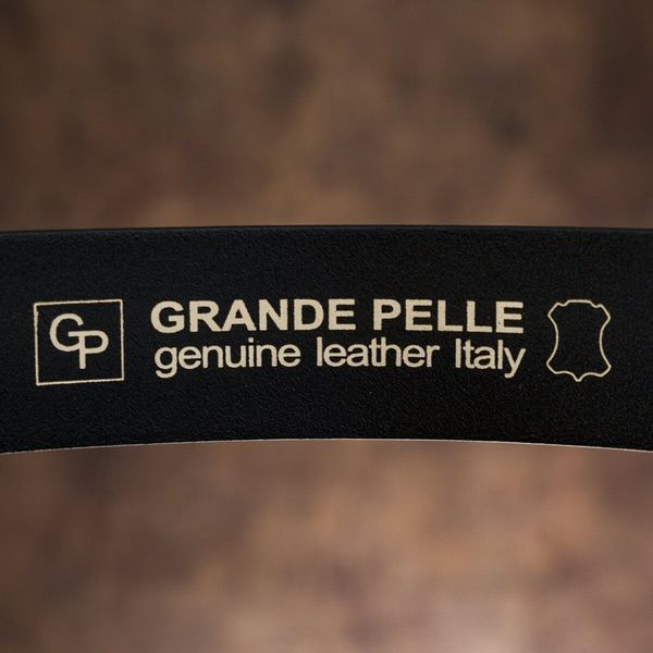 Ремінь чоловічий GRANDE PELLE 11259 Чорний 11259 фото