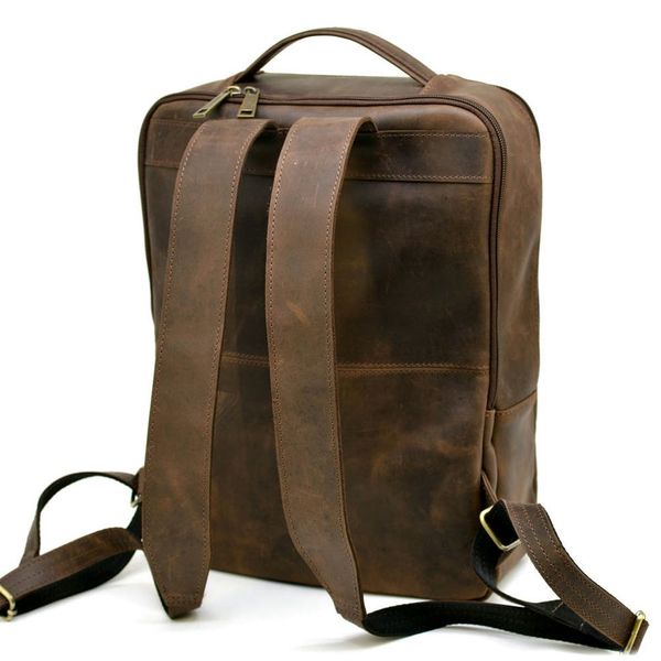 Шкіряний чоловічий рюкзак коричневий RC-7280-3md RC-7280-3md фото