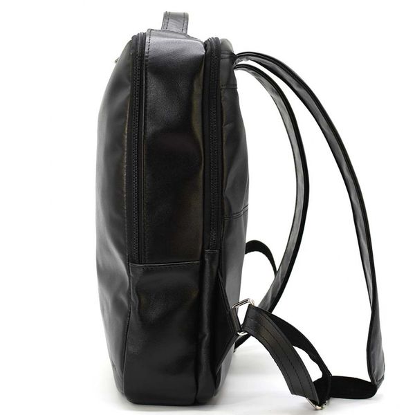 Кожаный мужской рюкзак черный TARWA GA-7287-3md на два отдела GA-7287-3md фото