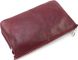 Шкіряна жіноча сумочка-клатч кольору марсала Grande Pelle 70566101 70566101 фото 6