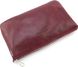 Шкіряна жіноча сумочка-клатч кольору марсала Grande Pelle 70566101 70566101 фото 5