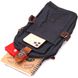 Незвичайна плечова сумка для чоловіків із щільного текстилю Vintage 22187 Чорний 56823 фото 6