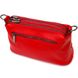Яскрава сумка на три відділення з натуральної шкіри 22102 Vintage Червона 22102 фото 2