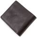Темно-коричневий шкіряний портмоне на магніті Grande Pelle 505620 505620 фото 3