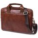 Кожаная мужская сумка для ноутбука Vintage 20470 Коричневый 20470 фото 2