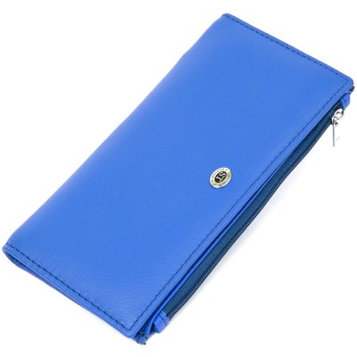 Практичний шкіряний гаманець ST Leather 19379 Блакитний 19379 фото