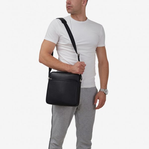 Стильная мужская сумка через плечо Virginia Conti Vc01303 Black Vc01303 Black фото