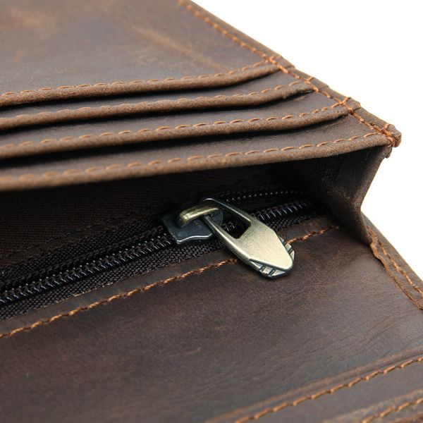 Бумажник мужской Vintage 14384 в винтажном стиле Коричневый 14384 фото