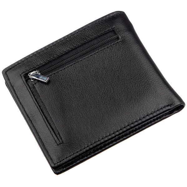 Мужское портмоне с зажимом и монетницей ST Leather 18853 Черный 18853 фото