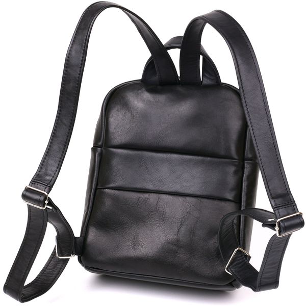 Рюкзак жіночий SHVIGEL 15304 шкіряний Чорний 15304 фото