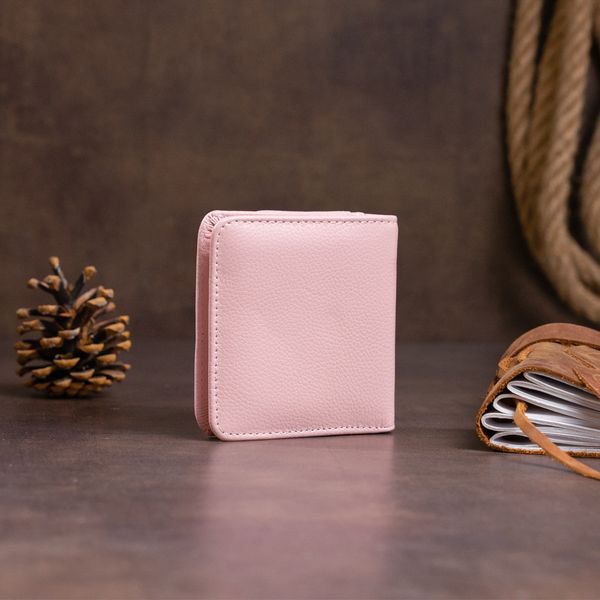 Маленький гаманець на кнопці жіночий ST Leather 19235 Рожевий 19235 фото