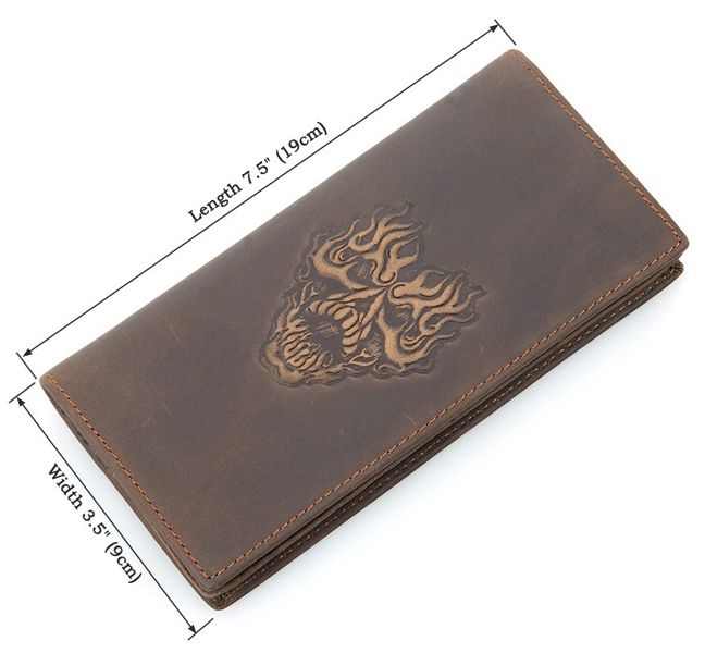 Бумажник мужской Vintage 14384 в винтажном стиле Коричневый 14384 фото