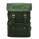 Рюкзак із натуральної шкіри RE-9001-4lx TARWA зелений крейзі RE-9001-4lx фото