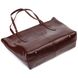 Практичная сумка шоппер из натуральной кожи 22103 Vintage Коричневая 56304 фото 3