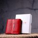Яскраве жіноче портмоне з натуральної шкіри KARYA 21316 Червоний 21316 фото 9