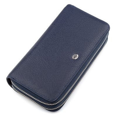 Чоловічий гаманець ST Leather 18452 (ST127) надійний Синій 18452 фото