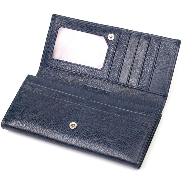Місткий жіночий гаманець із натуральної шкіри ST Leather 19426 Синій 19426 фото