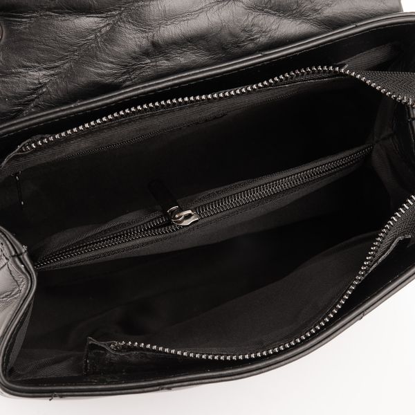 Жіноча шкіряна сумочка через плече VIRGINIA CONTI (Італія) - VC03023BLACK VC03023BLACK фото