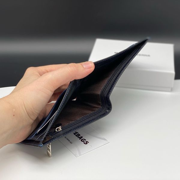 Стильний чорний гаманець з затиском для грошей Marco Coverna mc-1008 mc-1008 фото