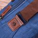 Цікава плечова сумка для чоловіків із щільного текстилю Vintage 22190 Синій 56825 фото 9