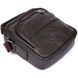 Кожаная практичная мужская сумка через плечо Vintage 20458 Коричневый 20458 фото 3