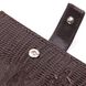 Місткий вертикальний чоловічий гаманець із фактурної шкіри KARYA 20991 Коричневий 20991 фото 3