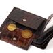 Фактурний чоловічий гаманець без застібки горизонтального формату з натуральної шкіри з тисненням під крокодила CANPELLINI 21759 Коричневий 21759 фото 5
