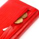 Місткий жіночий гаманець із фактурної натуральної шкіри з тисненням CANPELLINI 21709 Червоний 21709 фото 5