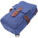 Цікава плечова сумка для чоловіків із щільного текстилю Vintage 22190 Синій 56825 фото 3