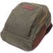 Практичный рюкзак из полиэстера с большим количеством карманов Vintage 22145 Оливковый 56781 фото 3