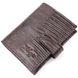 Місткий вертикальний чоловічий гаманець із фактурної шкіри KARYA 20991 Коричневий 20991 фото 1