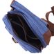 Цікава плечова сумка для чоловіків із щільного текстилю Vintage 22190 Синій 56825 фото 4