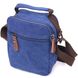 Практична чоловіча сумка із щільного текстилю 21246 Vintage Синя 21246 фото 2
