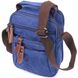 Практична чоловіча сумка із щільного текстилю 21246 Vintage Синя 21246 фото 1