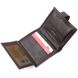 Місткий вертикальний чоловічий гаманець із фактурної шкіри KARYA 20991 Коричневий 20991 фото 6