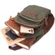Практичный рюкзак из полиэстера с большим количеством карманов Vintage 22145 Оливковый 56781 фото 6