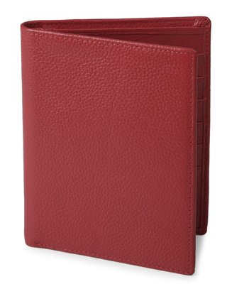 Гаманець SHVIGEL 13831 шкіряний з відділеннями для паспортів Червоний 13831 фото
