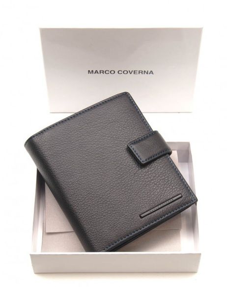 Чорний шкіряний портмоне Marco Coverna mc-1005 mc-1005 фото