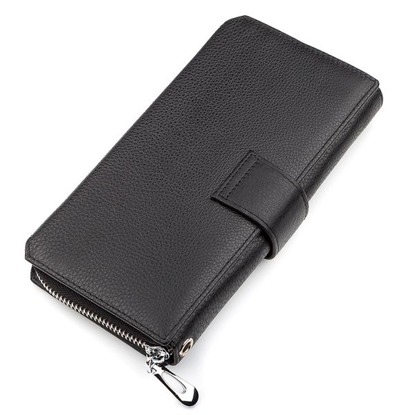 Чоловічий гаманець ST Leather 18453 (ST128) стильний Чорний 18453 фото