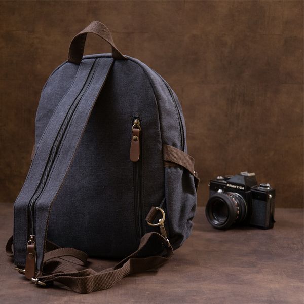 Рюкзак текстильный унисекс Vintage 20600 Черный 48975 фото
