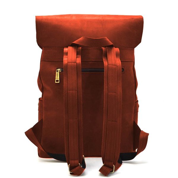Рюкзак из натуральной кожи RR-9001-4lx TARWA красный крейзи хорс RR-9001-4lx фото